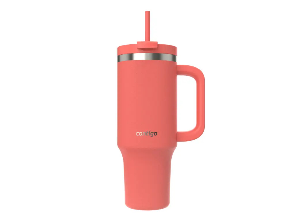 Contigo Streeterville Tumbler with Handle Coral, 1200ml