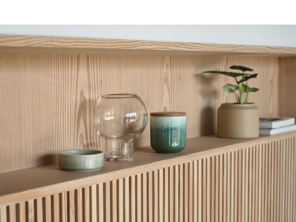 Villa Collection Kalt Vase Dia 13 x 15,5 cm Clear*