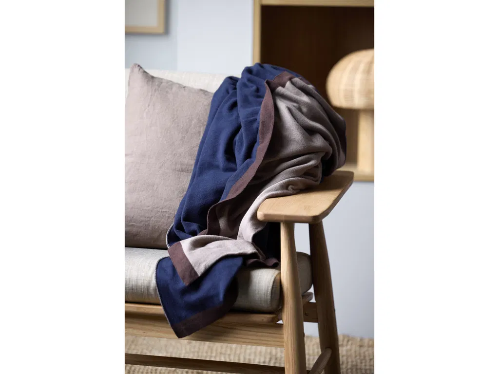 Södahl Impression Plaid 130 x 170 cm Navy blue