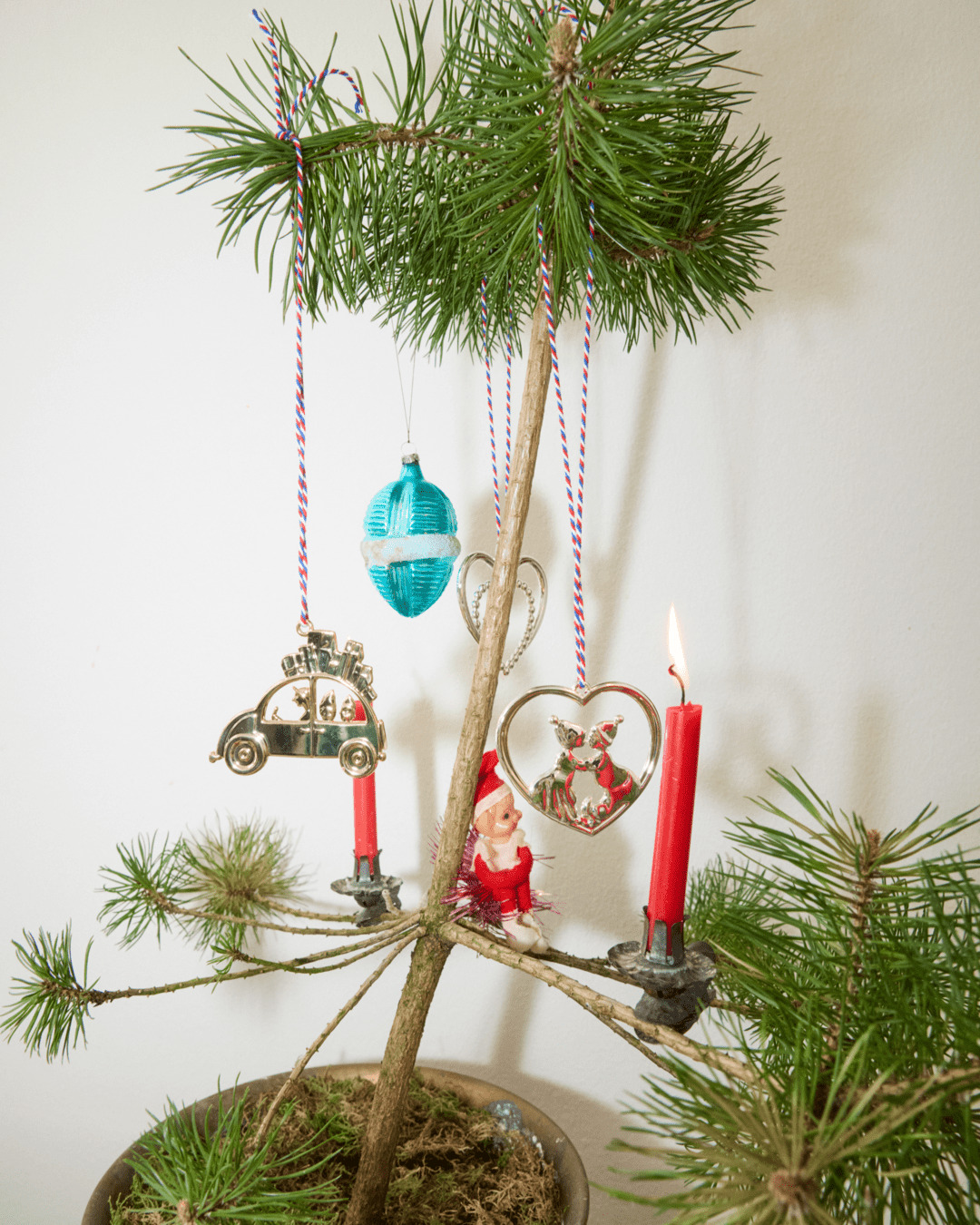 Kyssenisser H6.5 forsølvet Karen Blixens Jul