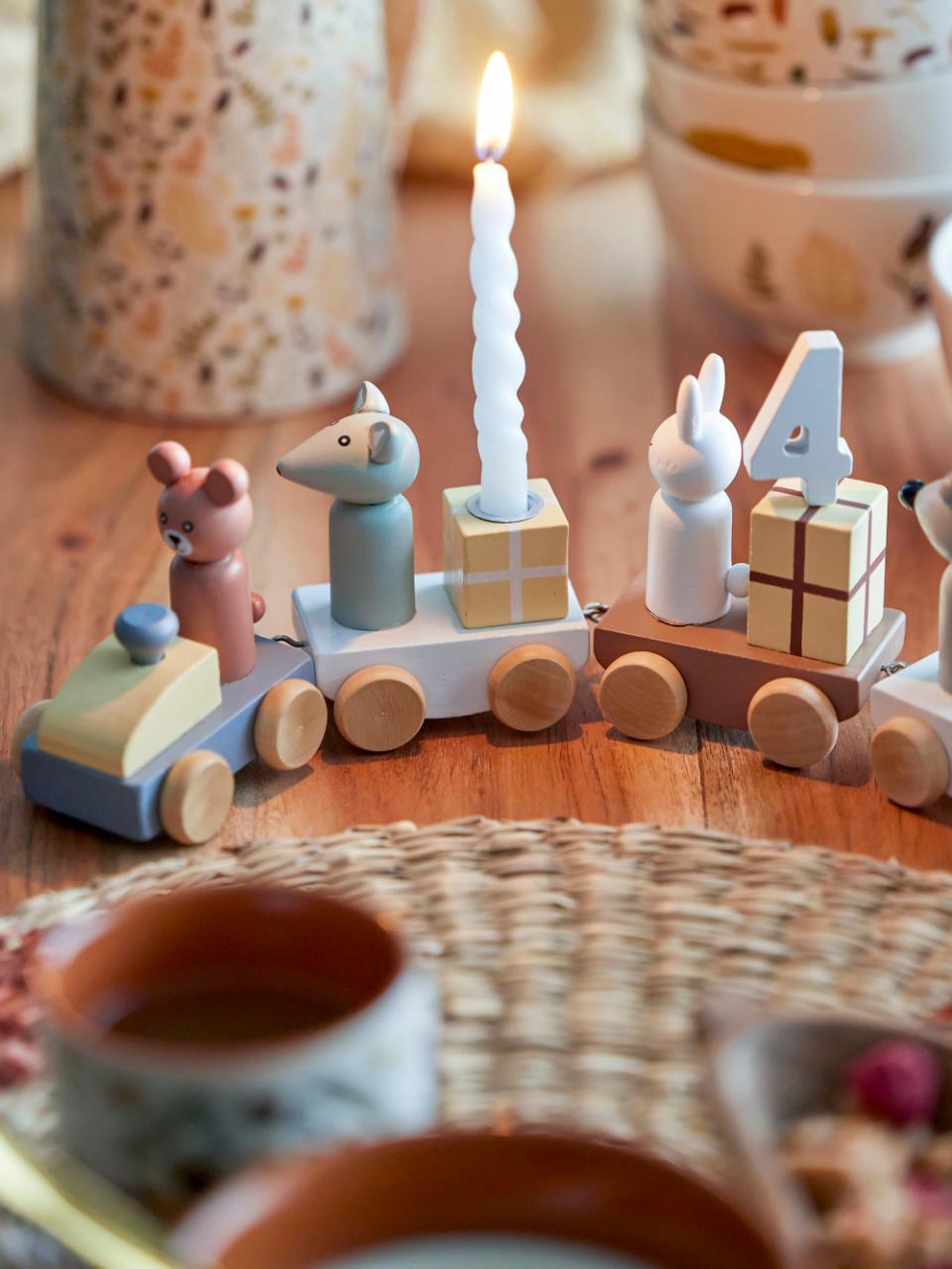 Junaid Fødselsdagsdekoration, Brun, FSC®100%, MDF