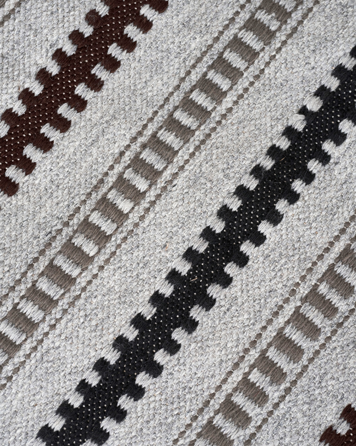 Tæppe, Terra, Lysegrå 200x90 cm