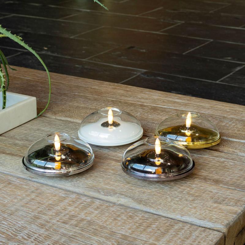 Lia Genopladelig Sort Nikkel, H5xØ10cm