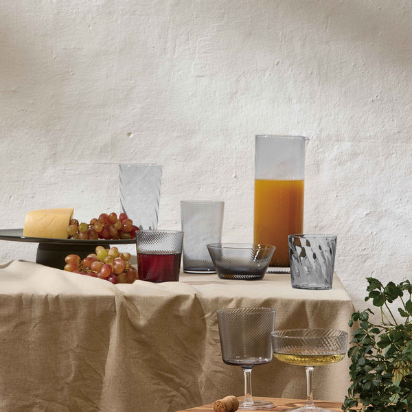 RAW Unique swirl skål Ø: 12,5 cm smoke