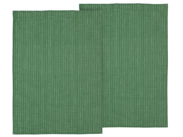 Södahl organic Line Viskestykke 50 x 70 cm 2 stk. Grøn