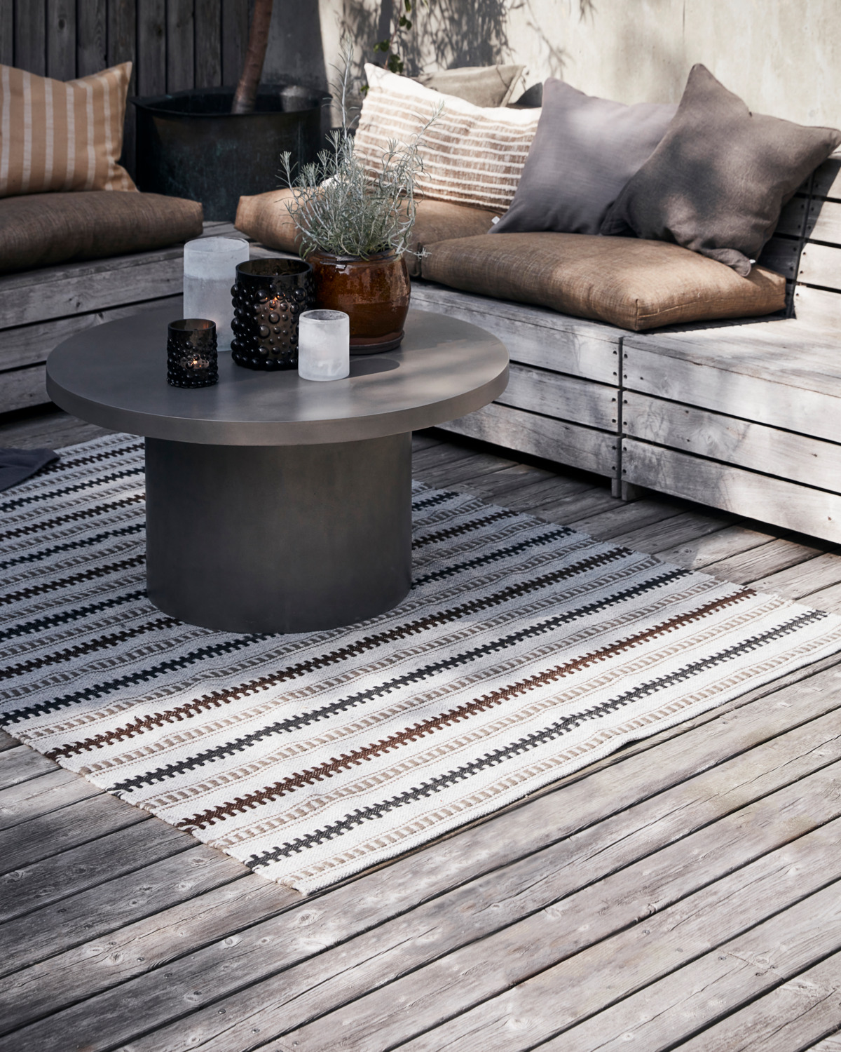 Tæppe, Terra, Lysegrå 200x140 cm