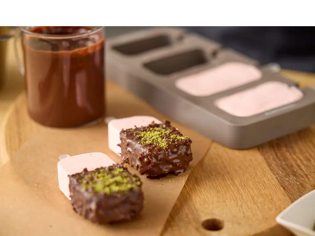 Ispindeform til 4 stk. Classic Latte Silikone