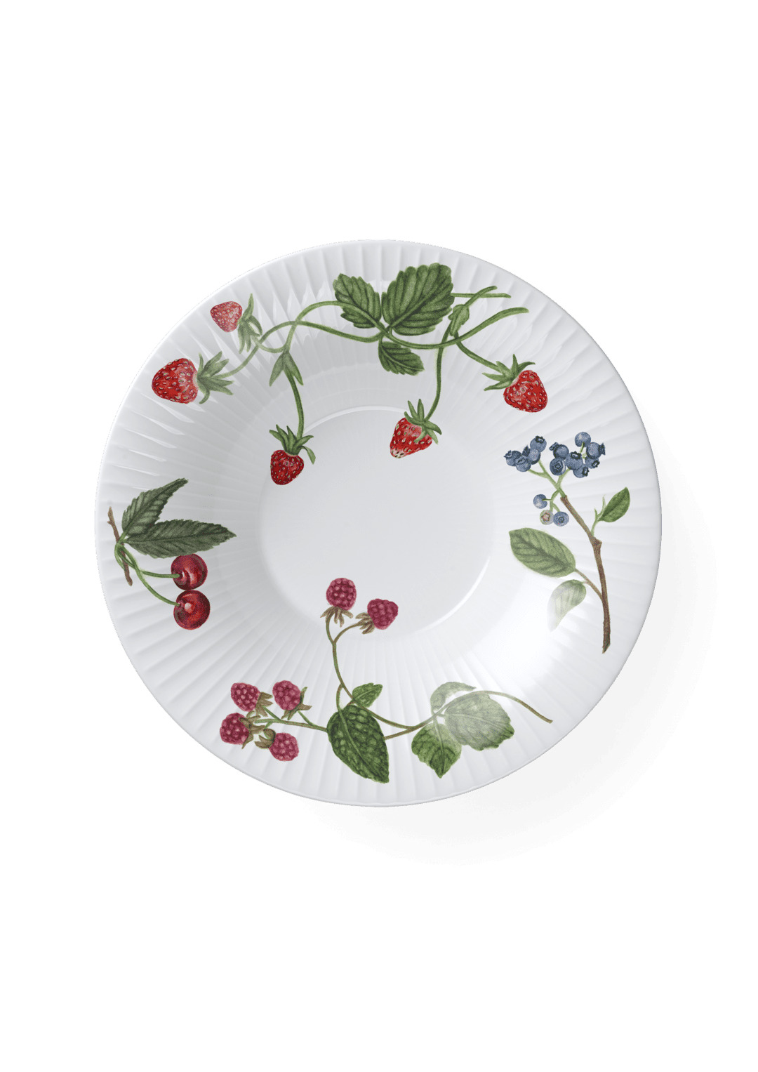 Hammershøi Summer Dyb tallerken Ø21 cm sommerbær