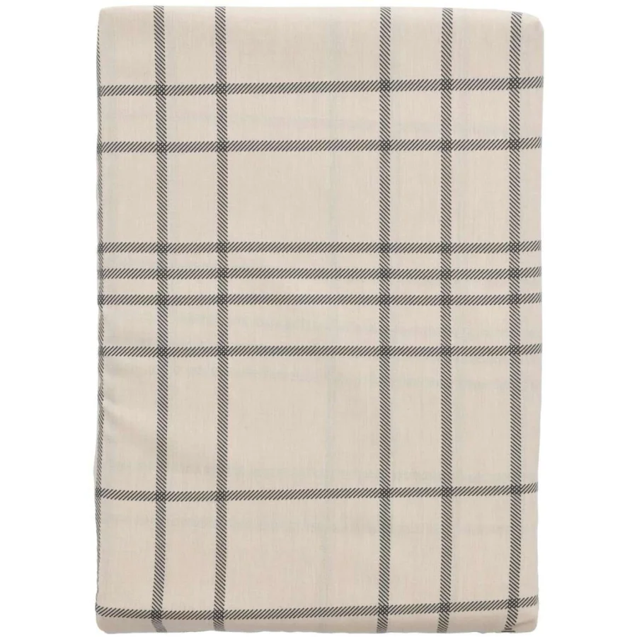 Södahl Tartan Sengetøj 140 x 200 cm Beige*