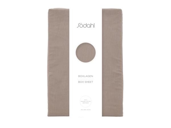Södahl organic Calm Boxlagen 140 x 200 x 30 cm Taupe