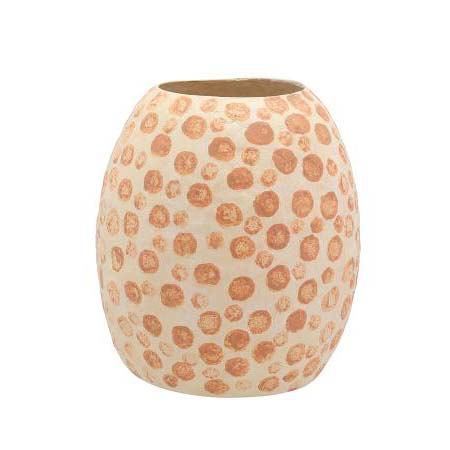 Villa Collection Dekorationsvase Dia 23,5 x 28,5 cm Creme