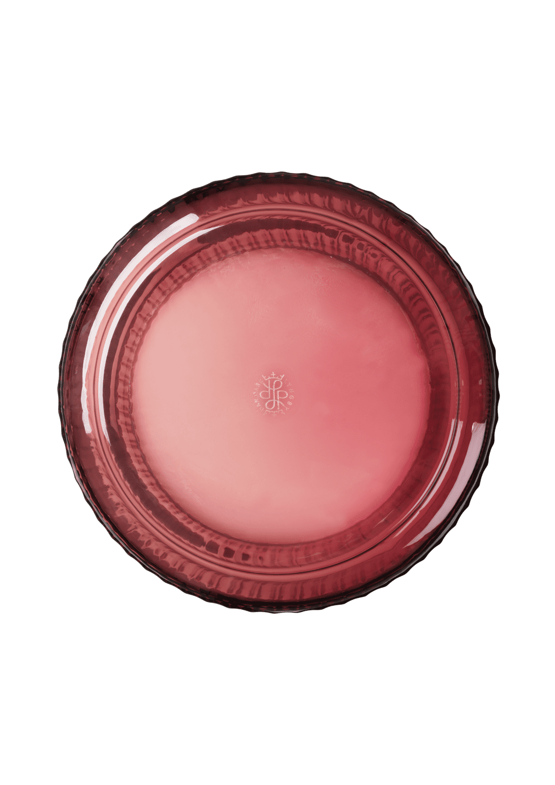 Lyngby Vase H38 cm burgundy, rød mundblæst glas