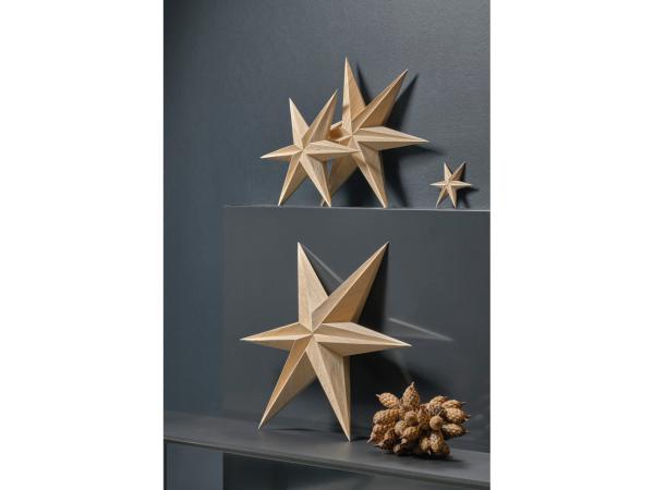 Decorstjerne julestjerne 65 cm Natur finer*