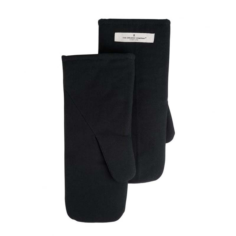 OVEN MITTS large - Black*