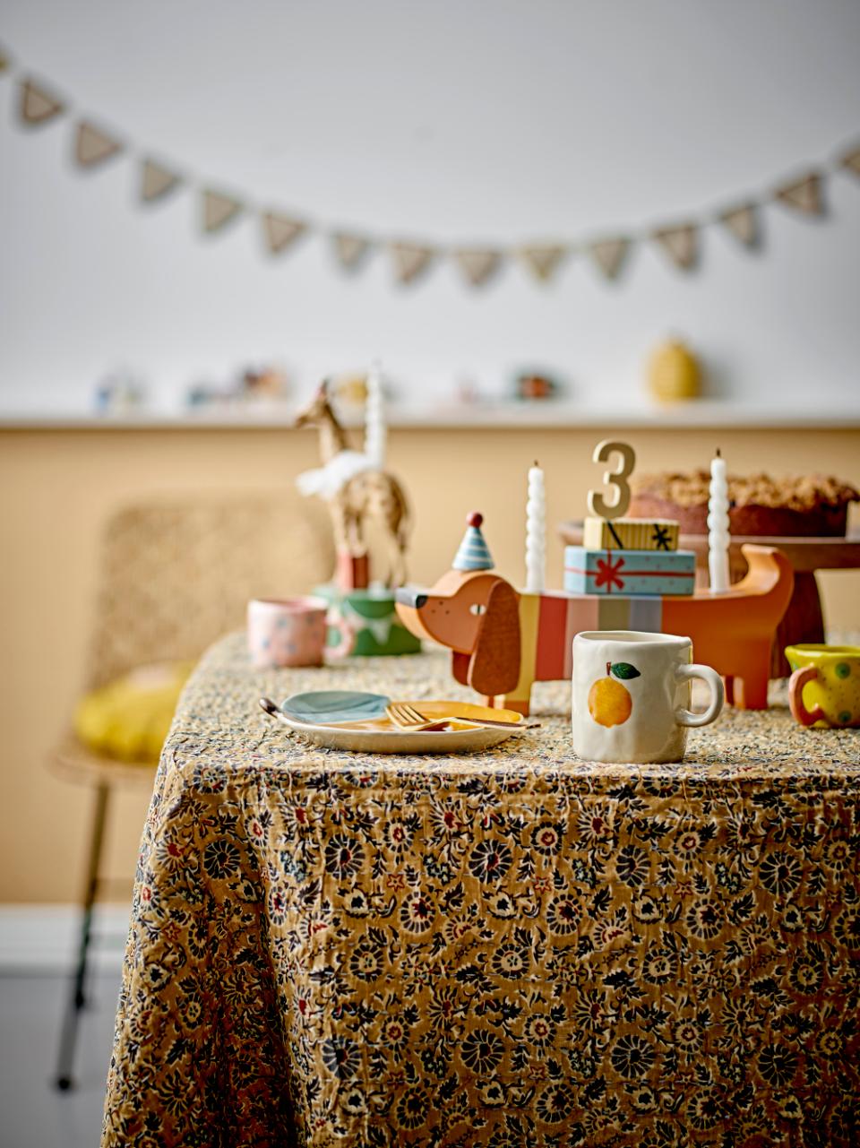 Charlie Fødselsdagsdekoration, Brun, FSC®100%, MDF