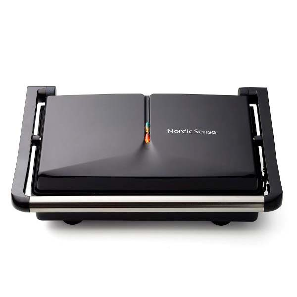 Nordic Sense Kontaktgrill Paninigrill 1000 watt Sort*