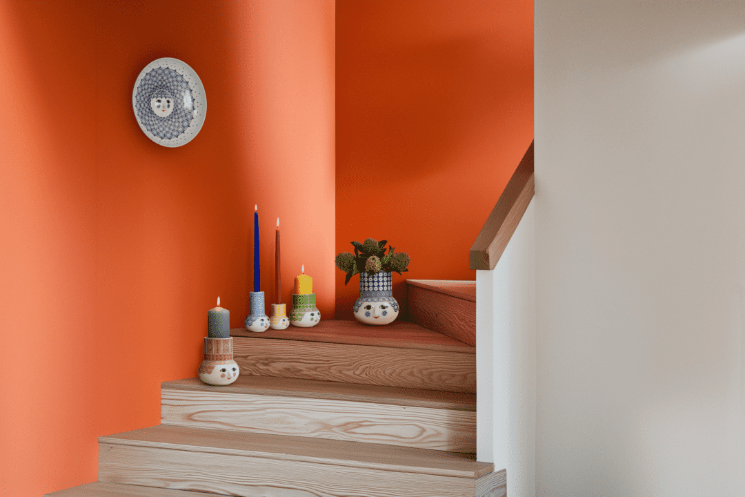 Wiinblad Olga Lysestage H14 cm lys blå