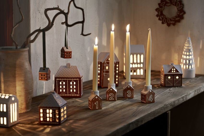 Kähler Gingerbread Adventsstage H7.5 brun