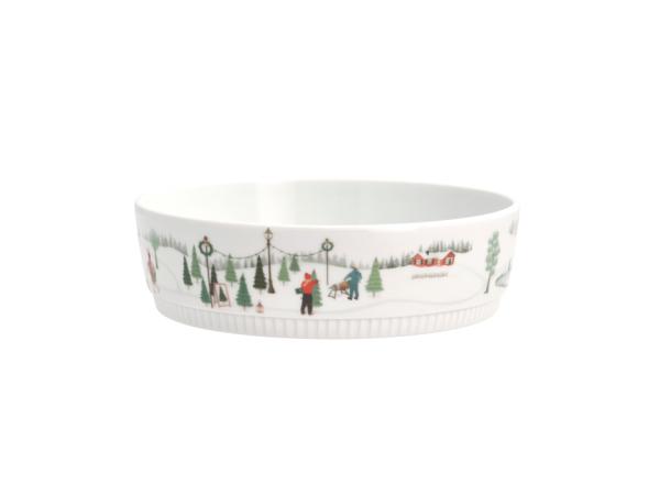Pillivuyt Vinter Skål lav nr. 4 Dia 20 cm 1,2 liter Hvid