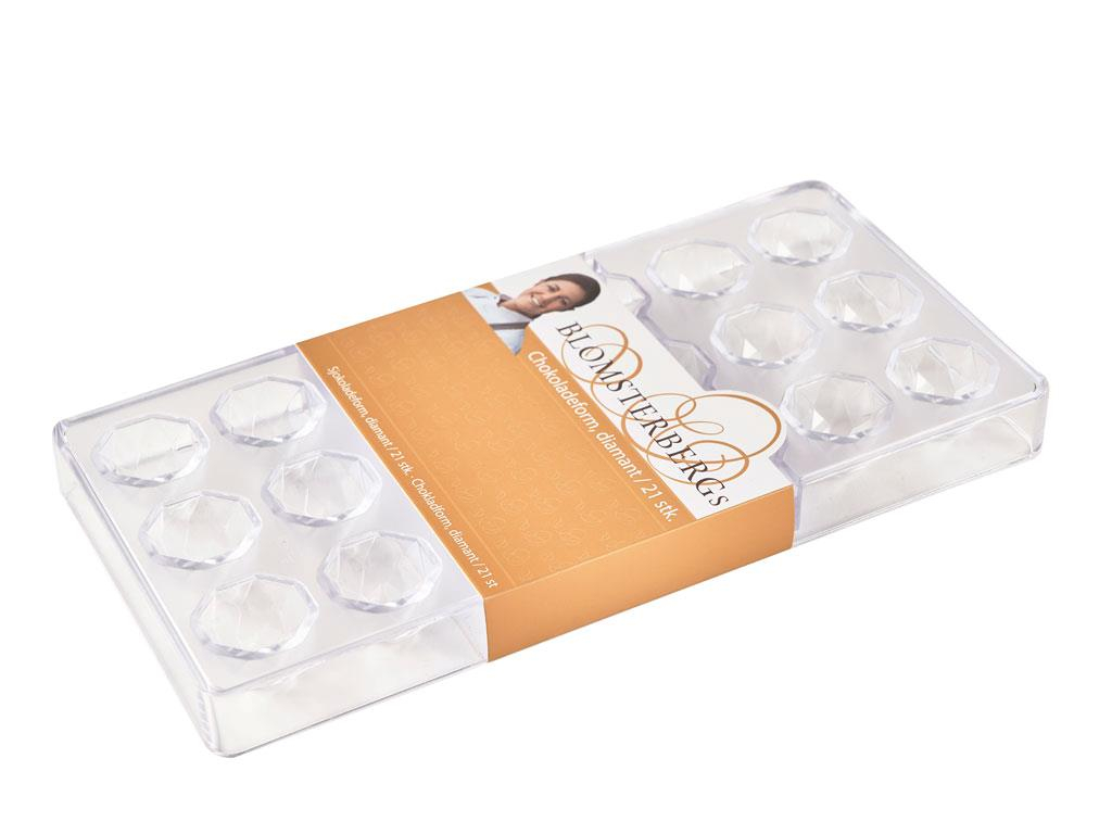 Blomsterbergs Chokoladeform Diamant 21 stk.*