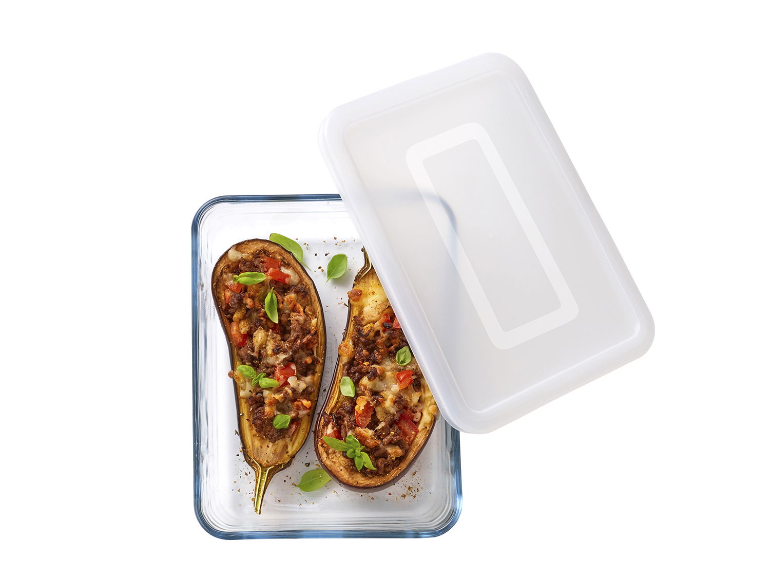 Fad rektangulært m/låg Cook & Freez 27 x 22 x 9 cm Klar