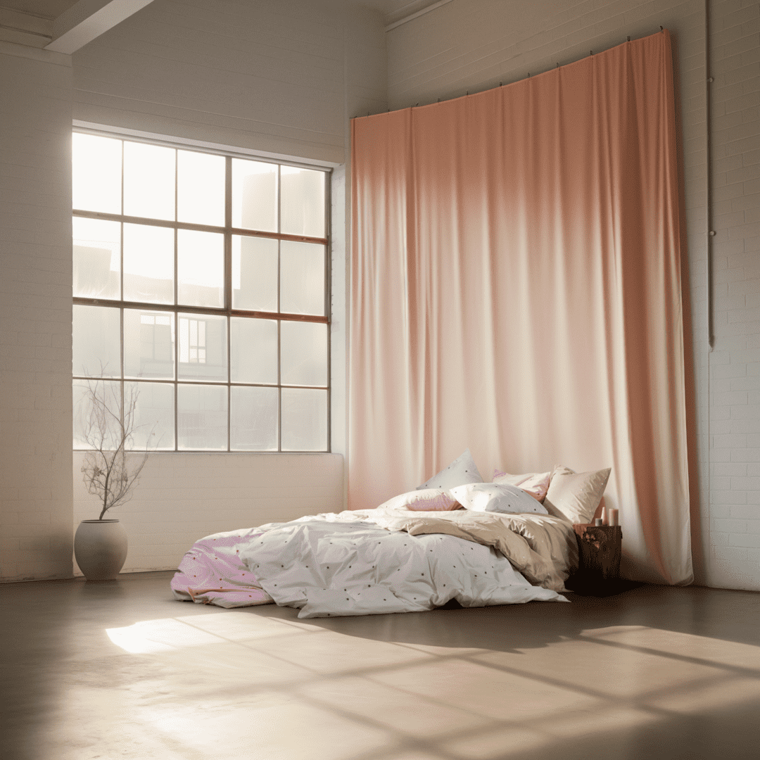 Daisy Sengetøj 200x220 cm sand/hvid