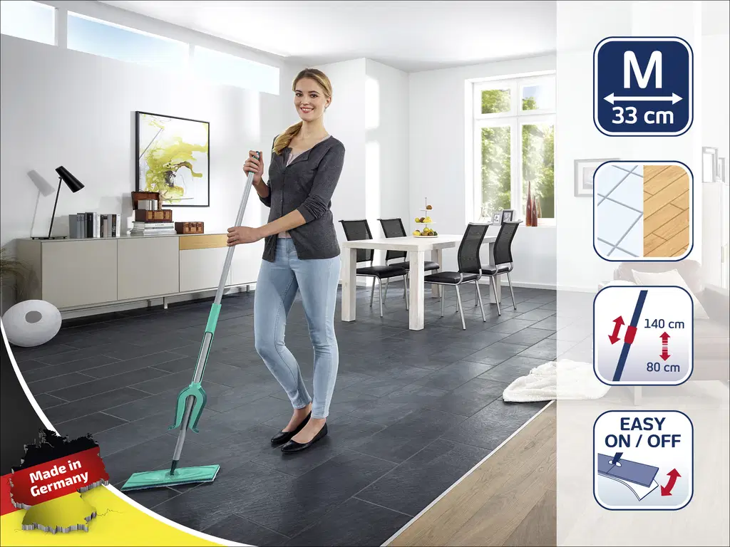 Leifheit Gulvvasker teleskopskaft Picobello M 33 cm Grøn