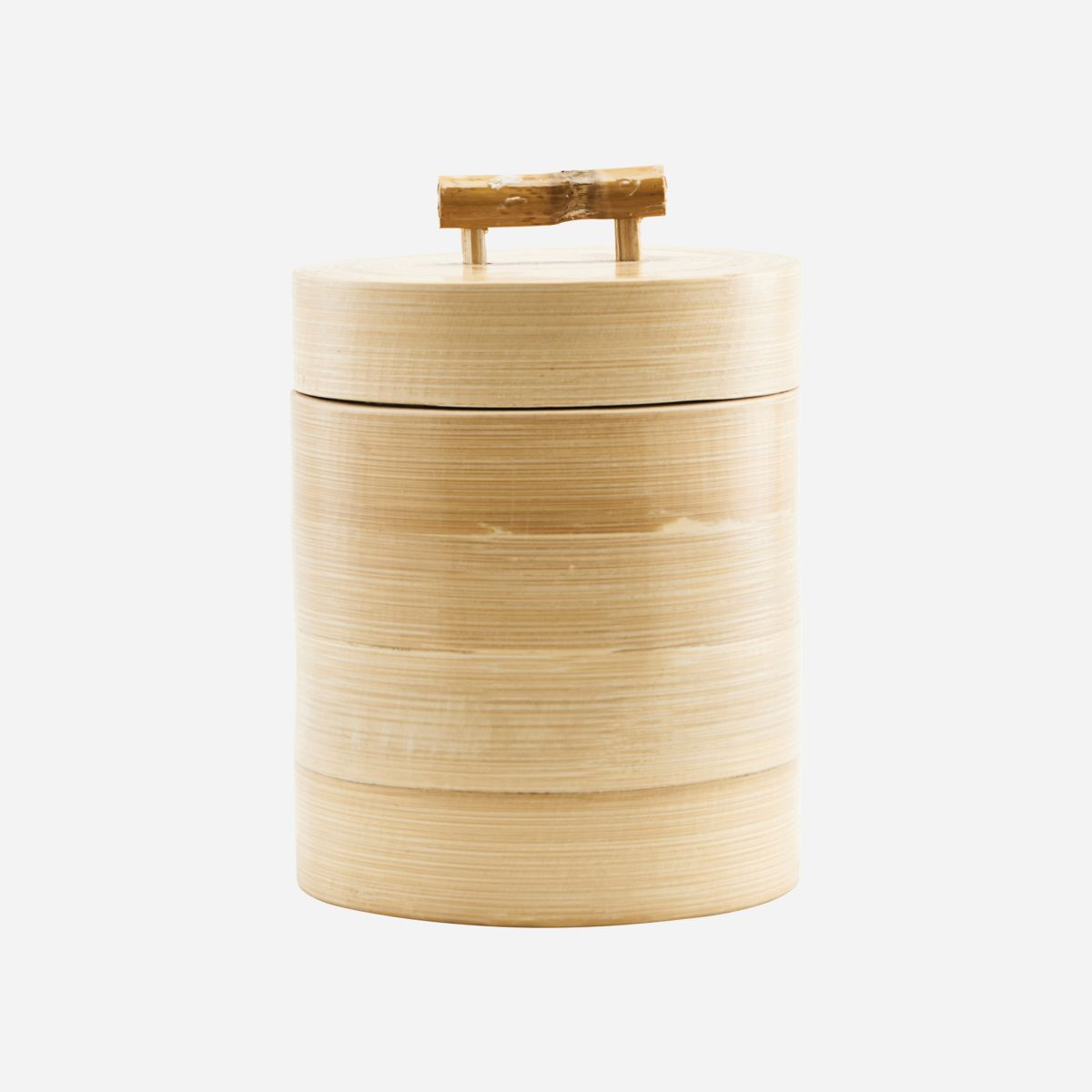 Opbevaring m. låg, Bamboo, Natur*