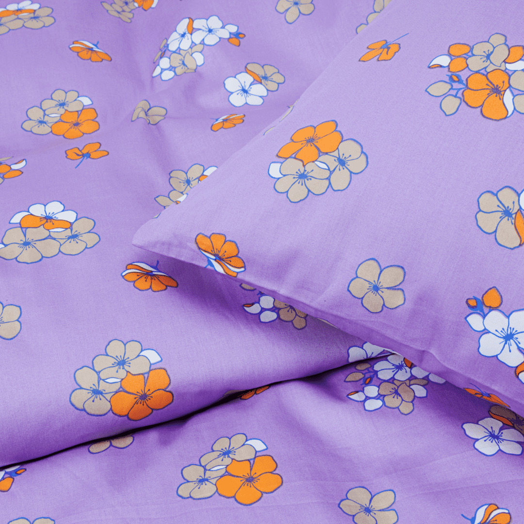Juna Grand Pleasantly Sengetøj 140x220 cm lavendel