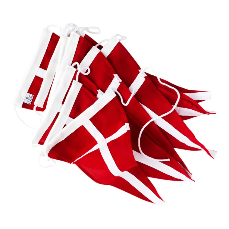 Langkilde & Søn Eksklusiv vimpelranke med Dannebrogsflag 3,6m