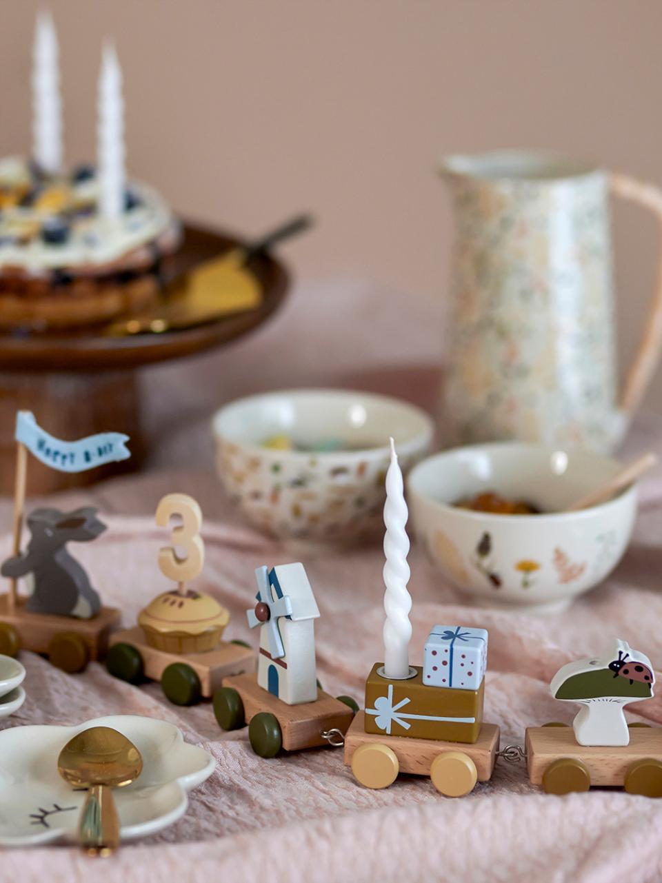 Alfi Fødselsdagsdekoration, Brun, FSC®100%, MDF