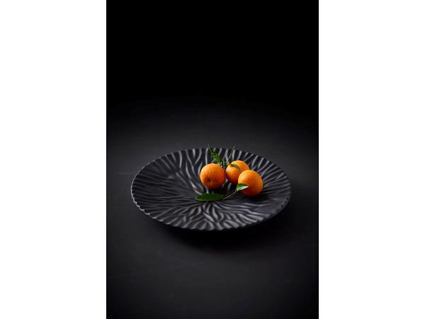 Morsø Flame Fad Dia 32,5 x 4,5 cm Mat Sort