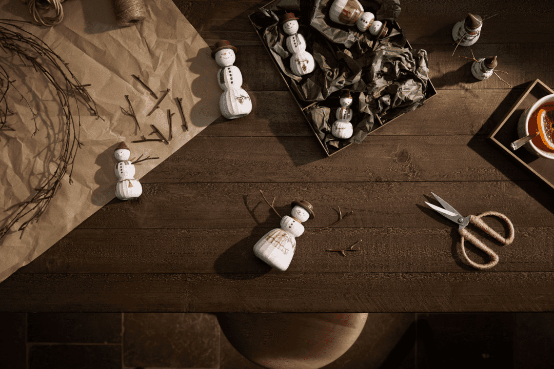 Hammershøi Christmas Snemand hængende H9.5 hvid m. deko