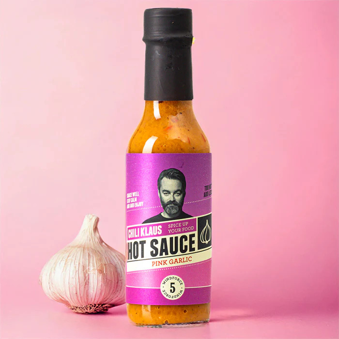 Pink Garlic Hot Sauce, Vindstyrke 5