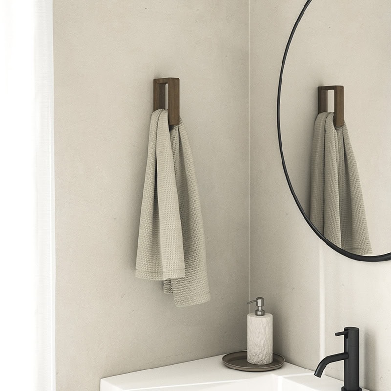Towel Grip - 13,5x9 cm, Dark Stain Matt Lacquer Ask