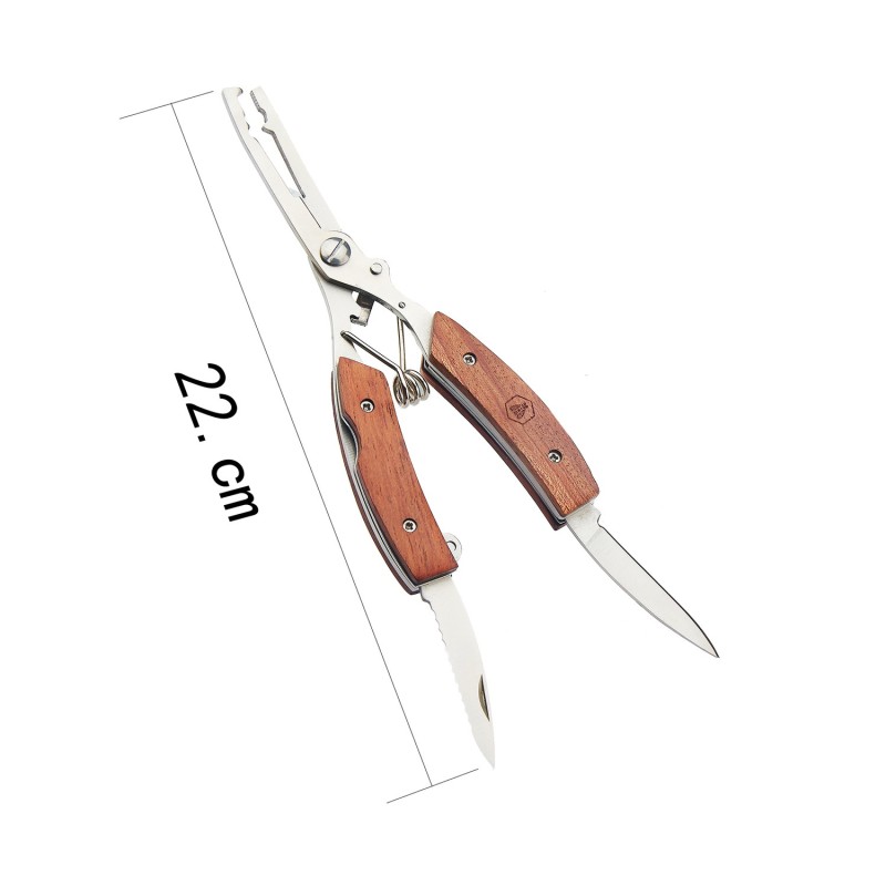 Laguiole Fiskesaks med fiskeholder. Rosentræ/stål