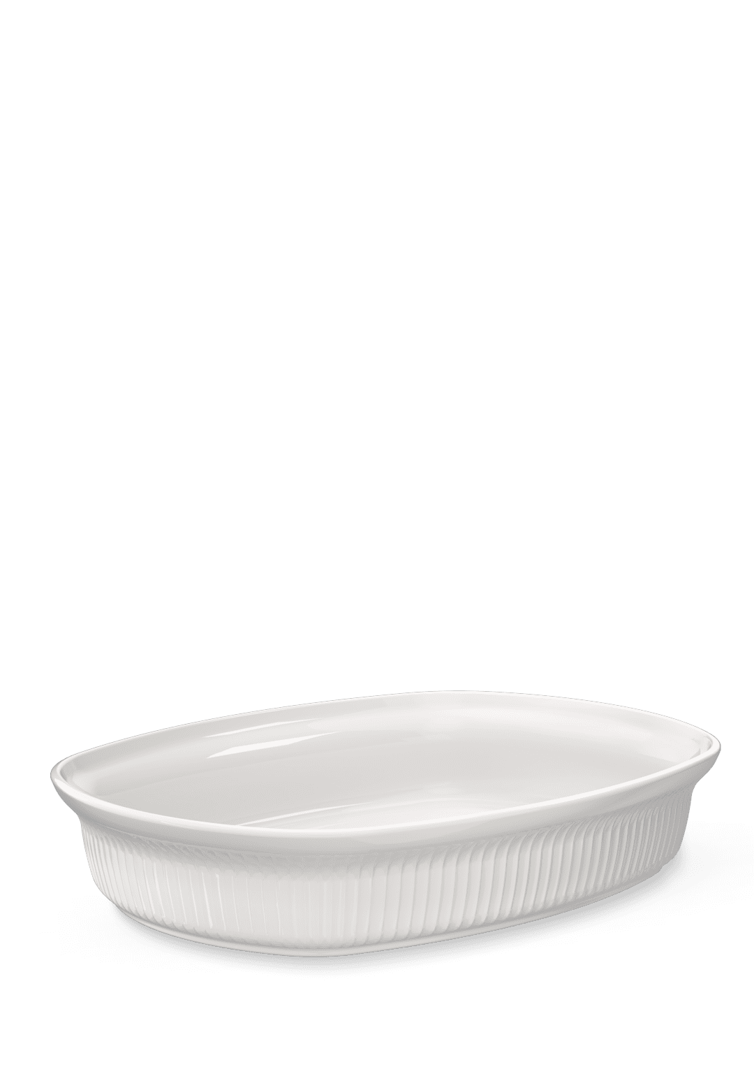 Kähler Hammershøi Ovnfast fad 39x29.5 cm hvid